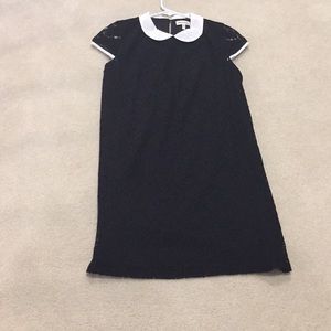 Lace black mini dress